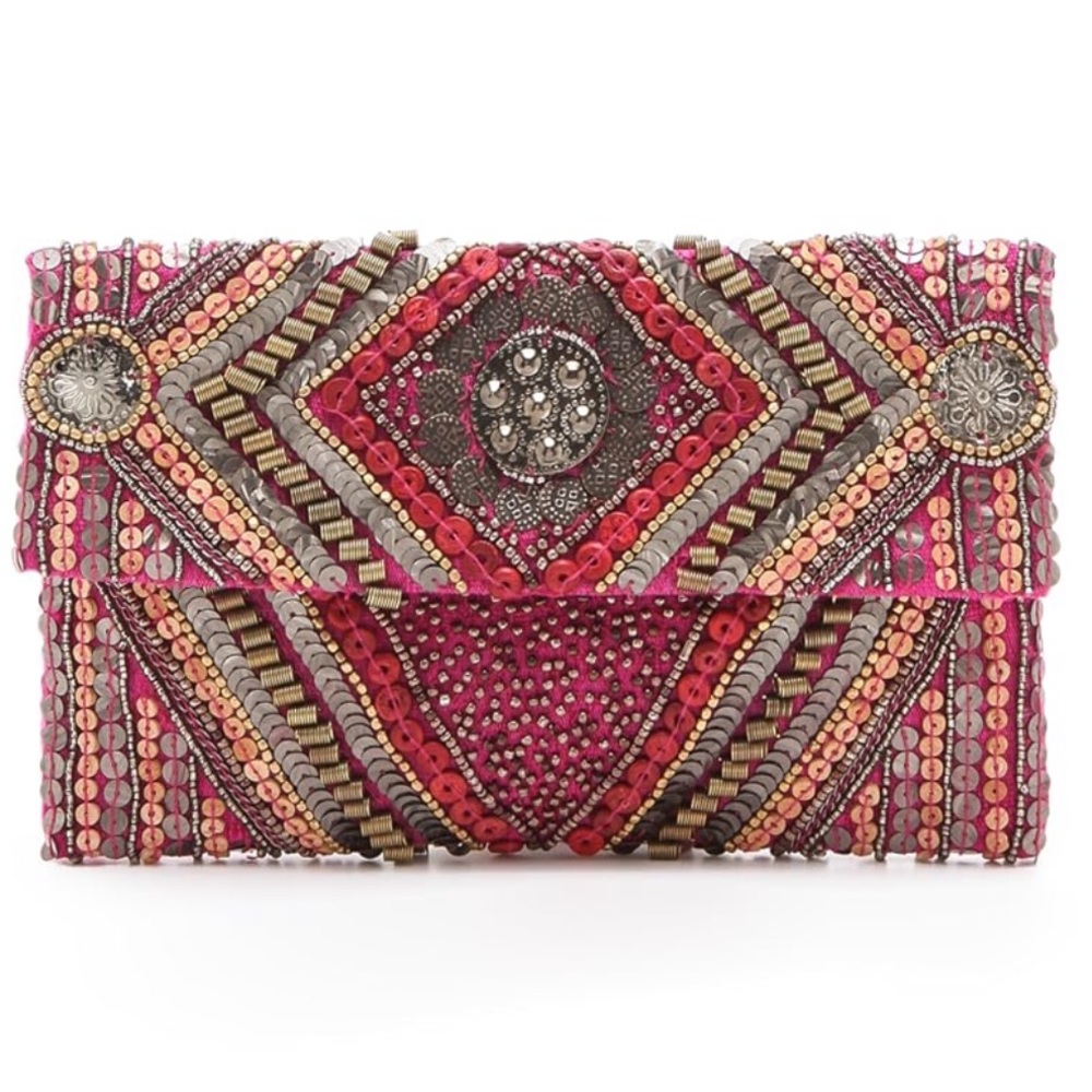 Moyna - Beaded Flap Clutch - NEW!